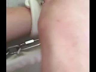 Bratty girl spanked and punished for protecting her ass