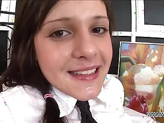 Teenyplayground Subhuman cock entirely filled young teeanger's tight ass