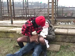 Parent fucked  Teen Outdoor