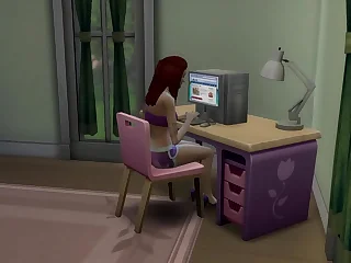 Calumnious fucks his beautiful on the pool NTR