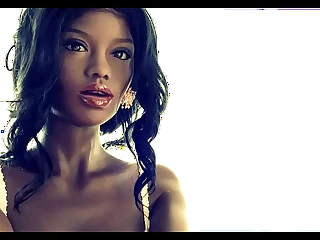 Real Doll Angelina&comma; la mu&ntilde;eca de silicona diosa de &eacute;bano