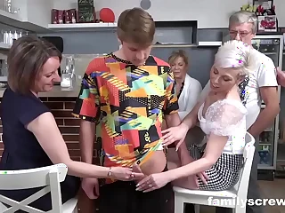 Unnoticed Deflowers Virgin Young gentleman surrounding a Ban