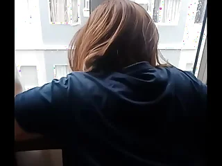 Kinantot sa Harap ng Mga Kapitbahay Ang Be crazy Unite with kong Condo Girl