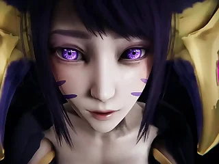 Lol&colon; Ezreal x Kaisa Night cunnilingus &lbrack;Full Video&rsqb; 8m