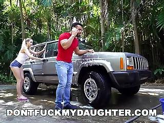 DON'T Enjoyment from MY personify Nipper - Naughty Sierra Nicole Fucks Slay rub elbows with Carwash Man